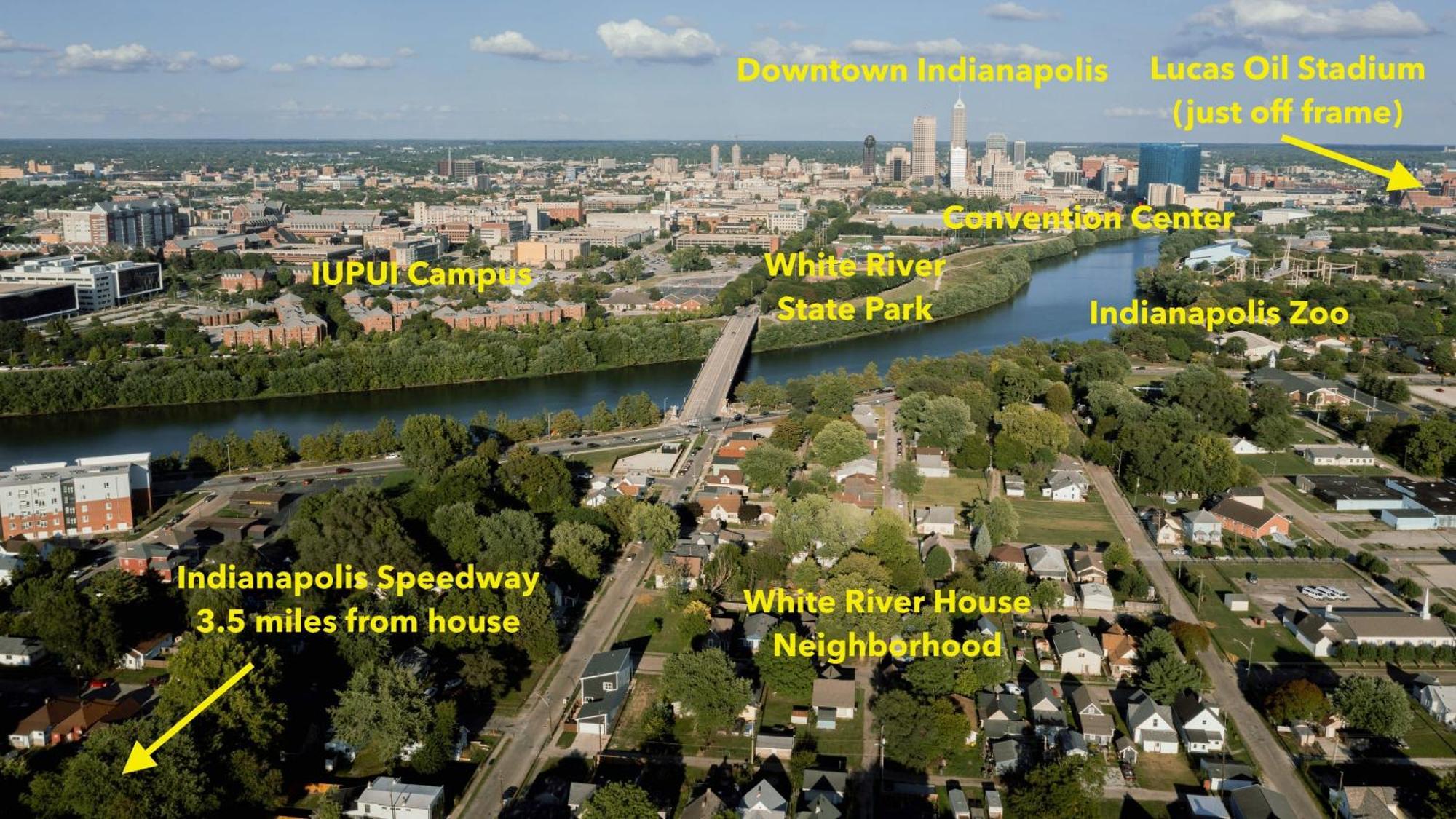 Вилла 5 Mins To Speedway! Walk To Zoo, Wr Park, Iupui! Индианаполис Экстерьер фото